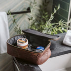 Limited Edition Roosevelt Buffalo Leather Toiletry Kit | Buffalo Grain
