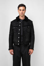 Shearling Trucker Jacket: Tall