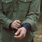 Gunner Cotton Twill Shirt Jac | Sage Brush Green