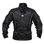 Wolf Textile Motorcycle Armoured Biker Jacket Reflector