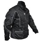 Wolf Textile Motorcycle Armoured Biker Jacket Reflector