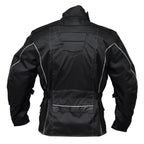 Wolf Textile Motorcycle Armoured Biker Jacket Reflector