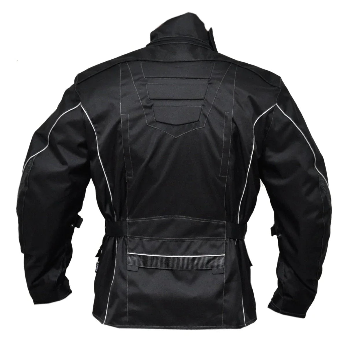 Wolf Textile Motorcycle Armoured Biker Jacket Reflector