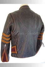X-Men Origins Wolverine Style Leather Jacket as worn by Hugh Jackman