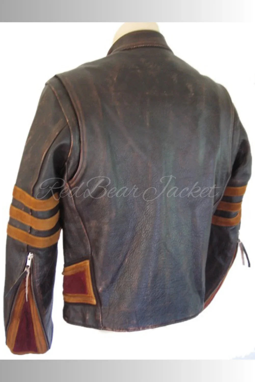 X-Men Origins Wolverine Style Leather Jacket as worn by Hugh Jackman