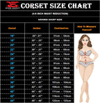 Plus Size Hazel Underbust Black Leather Corset With Buckles