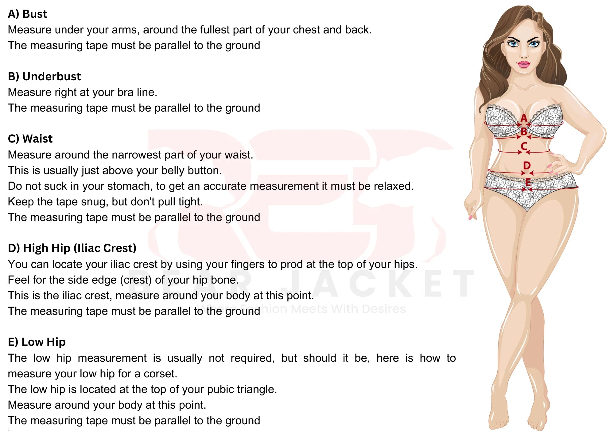 Plus Size Hazel Underbust Black Leather Corset With Buckles