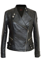 Flashback Black Leather Biker Jacket