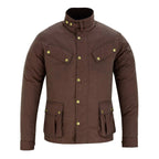 Zodiac Waxed Cotton Motorcycle Jacket Textile Biker Fashion