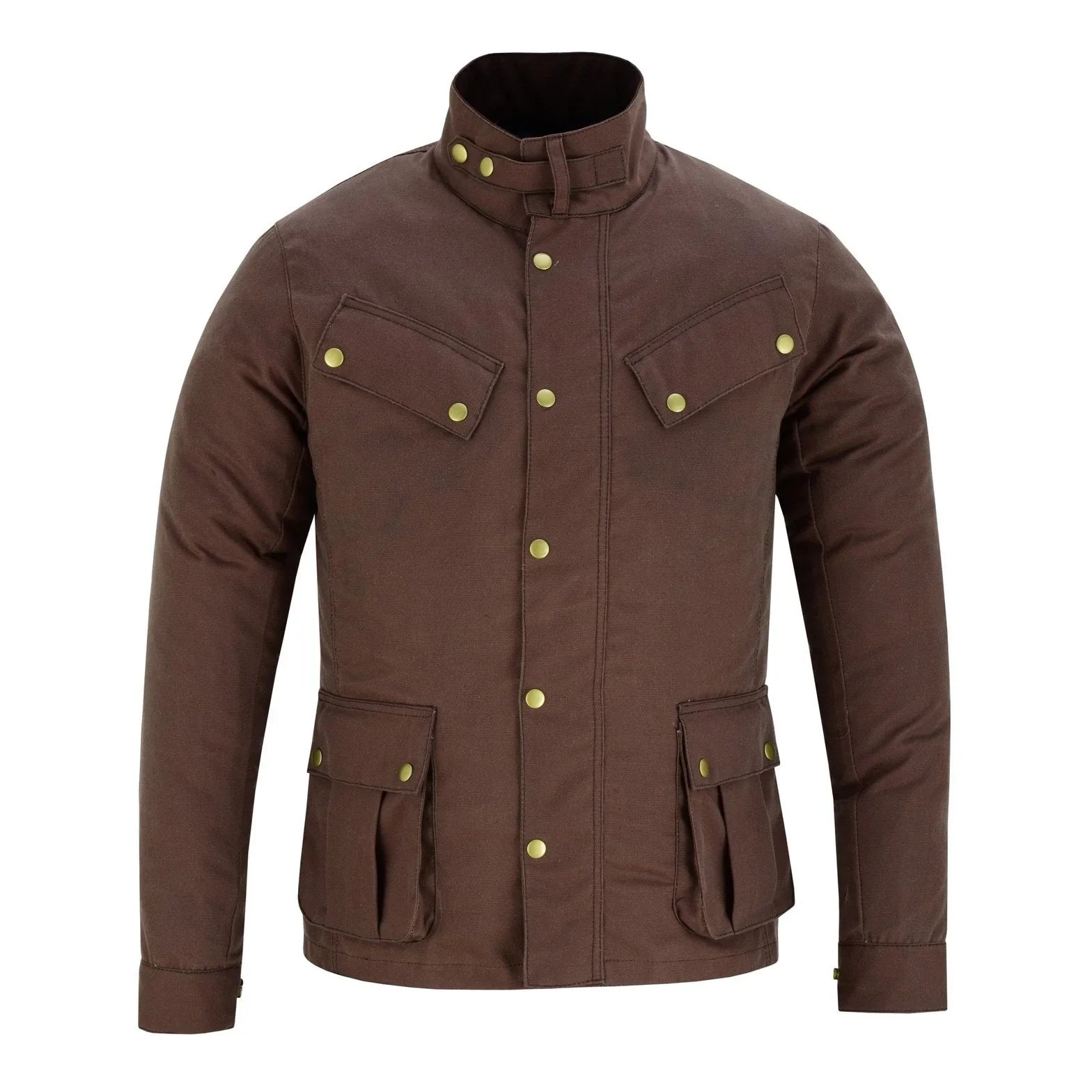 Zodiac Waxed Cotton Motorcycle Jacket Textile Biker Fashion