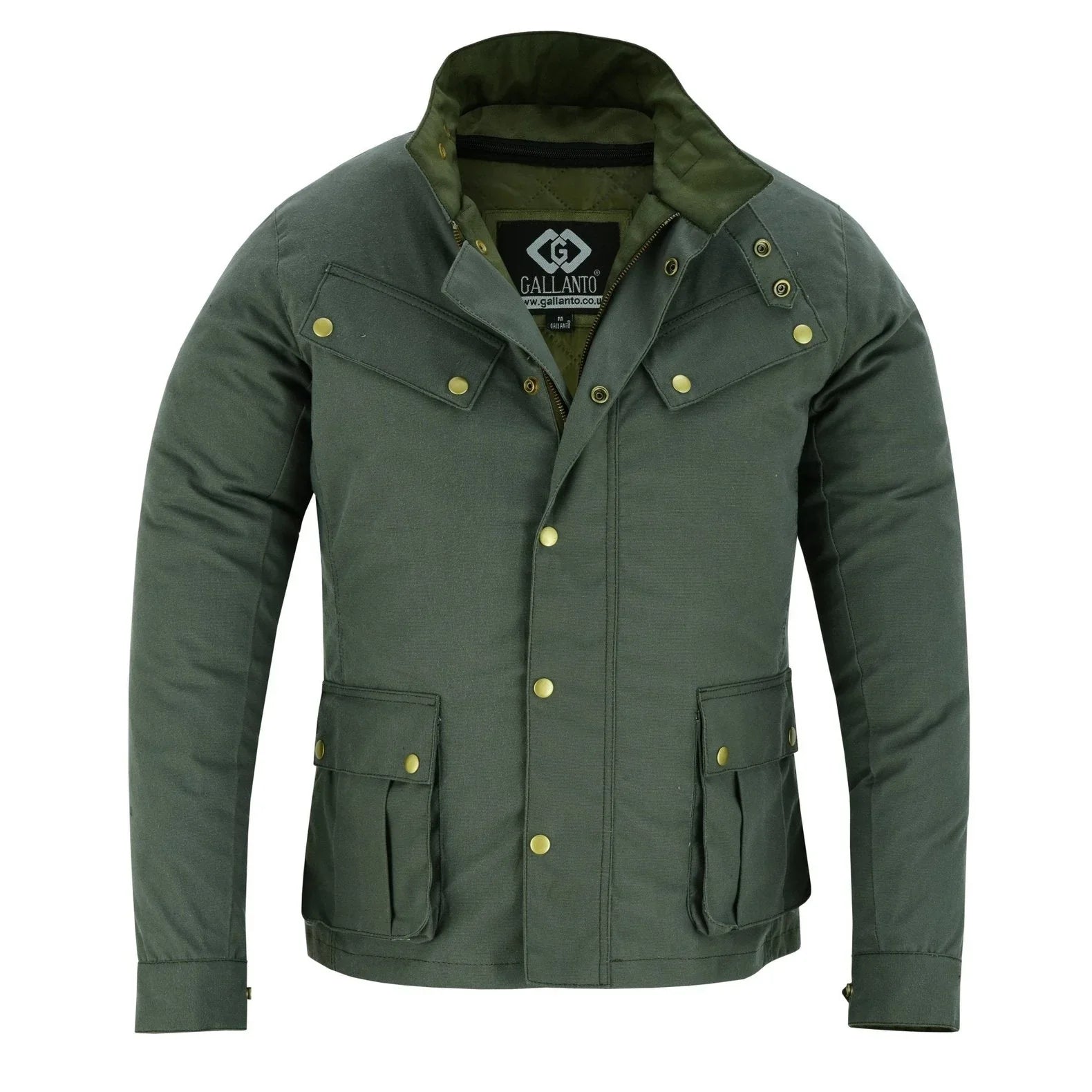 Zodiac Waxed Cotton Motorcycle Jacket Textile Biker Fashion