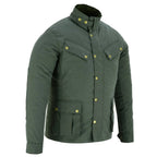 Zodiac Waxed Cotton Motorcycle Jacket Textile Biker Fashion