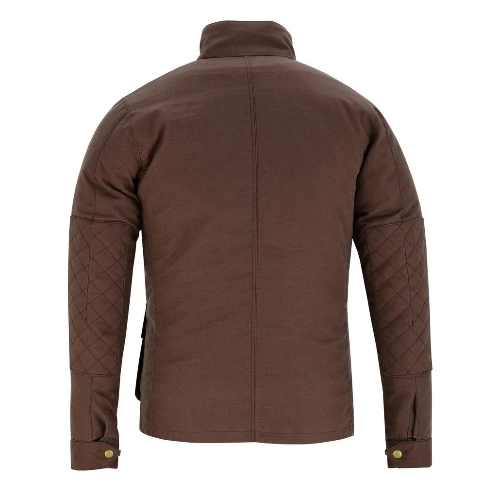 Zodiac Waxed Cotton Motorcycle Jacket Textile Biker Fashion