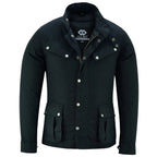 Zodiac Waxed Cotton Motorcycle Jacket Textile Biker Fashion